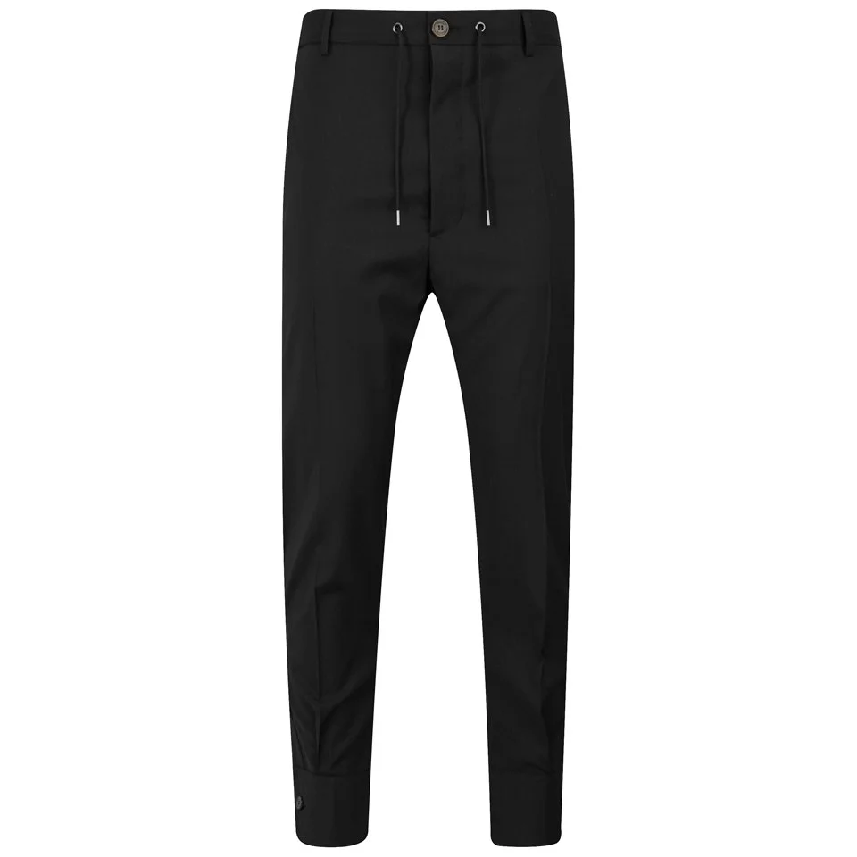 Vivienne Westwood Men's Shirt Cuff Wool Trousers - Black Image 1