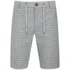 Vivienne Westwood Men's Check and Stripe Tech Wool Panel Shorts - Grey - Image 1