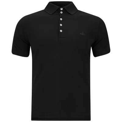 Vivienne Westwood Men's Bondage Plain Pique Polo Shirt - Black