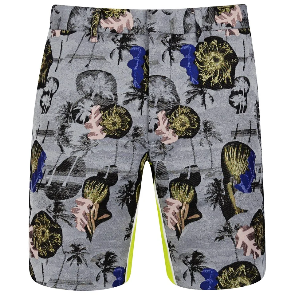 Opening Ceremony Men's Palm Collage Printed Slim-Fit Reflex Shorts - Blush Pink Image 1