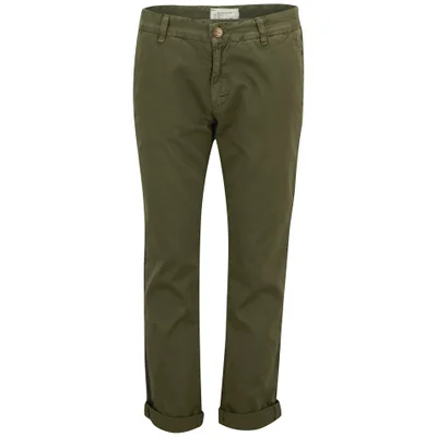 Current/Elliott Women's The Buddy Trousers with Tape - Army Green