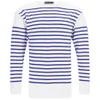 Armor Lux Men's Admiral Breton Shirt - White/Blue - Image 1