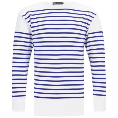 Armor Lux Men's Admiral Breton Shirt - White/Blue