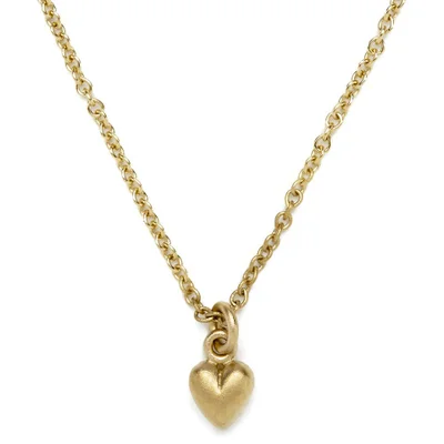 Line & Jo Women's Miss Nelson Gold Heart Necklace
