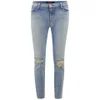 J Brand Women's Mid Rise Distressed Crop Skinny Jeans - Dropout Indigo - Image 1