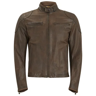 Matchless Men's Osborne Vent Leather Jacket - Antique Brown