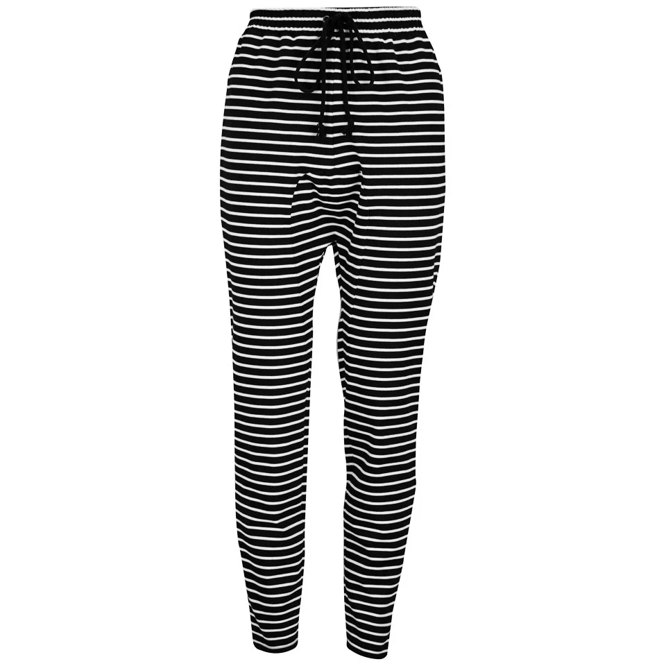 The Fifth Label Women's Laguna Track Pants - Black/White Image 1