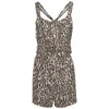 The Fifth Label Women's Stella Playsuit - Leopard Print - Image 1