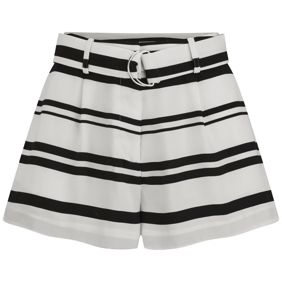 Finders Keepers Women's Today's Supernatural Shorts - Light Stripe Image 1