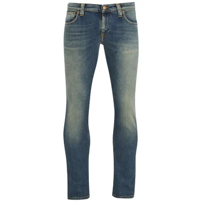 Nudie Jeans Men's Tight Long John Slim Jeans - Pacific Blue