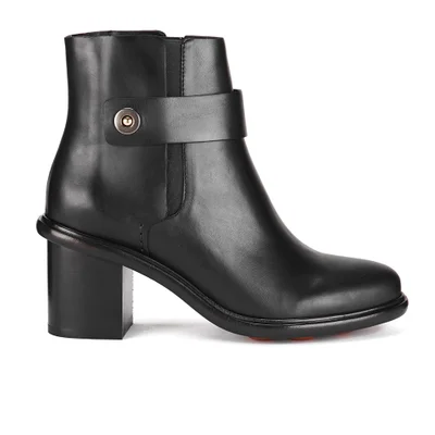 Paul Smith Shoes Women's Dukes Leather Heeled Ankle Boots - Black