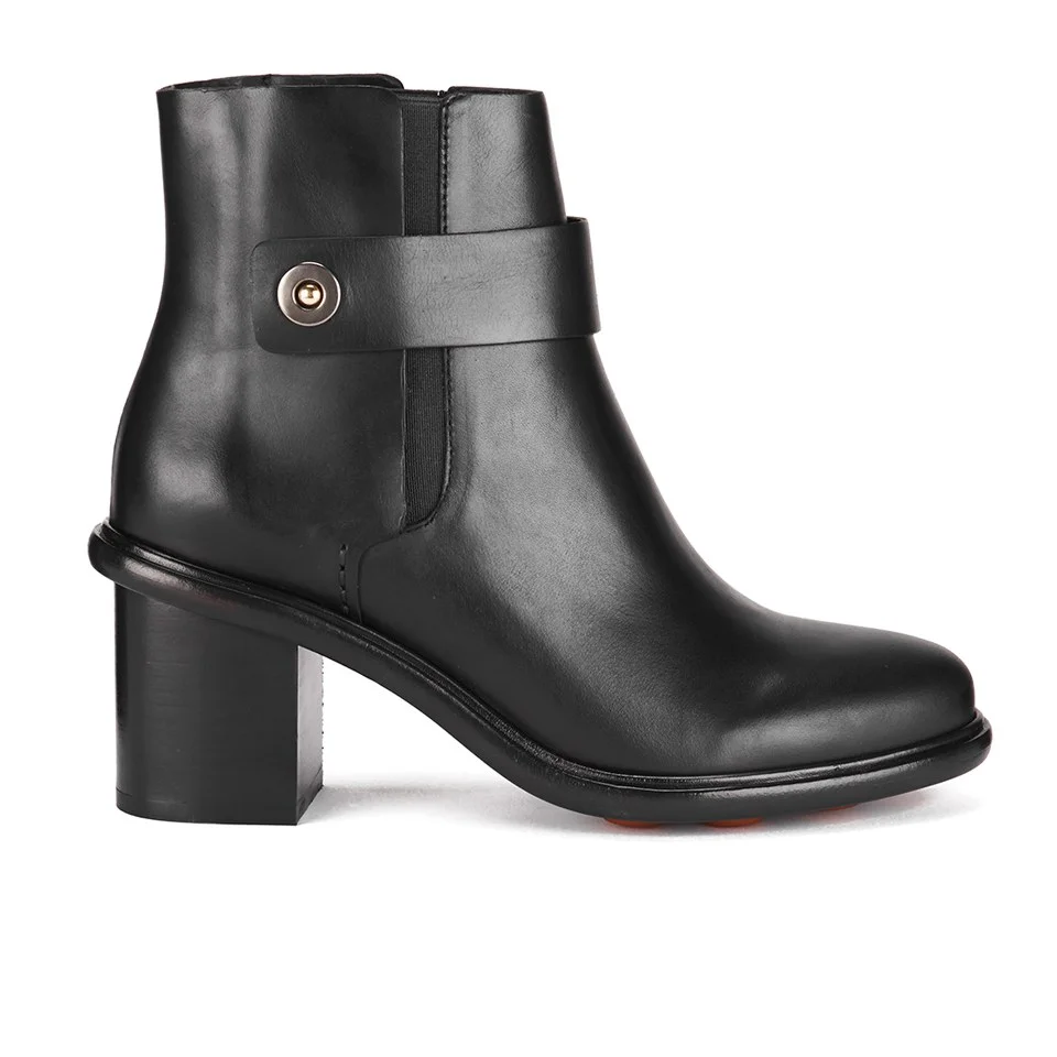 Paul Smith Shoes Women's Dukes Leather Heeled Ankle Boots - Black Image 1