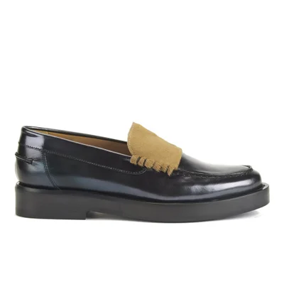 Paul Smith Shoes Women's Logan Leather Slip On Loafers - Graphite