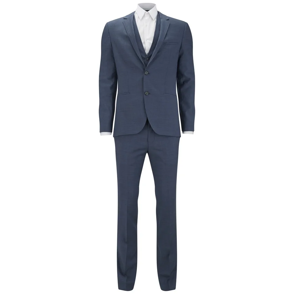 HUGO Men's Armento Suit - Light Blue Image 1