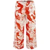 Carven Women's Printed Trousers - White/Red - Image 1