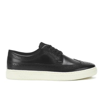 Paul Smith Shoes Men's Merced Leather Brogue Trainers - Black Ontario Brush Off