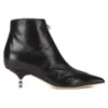 Vivienne Westwood Women's Pointed Orb Heel Zip Up Leather/Suede Ankle Boots - Black - Image 1