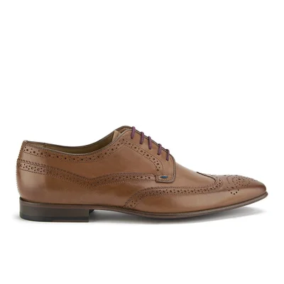 Paul Smith Shoes Men's Aldrich Wingtip Leather Brogues - Cuoio Tan Oxford
