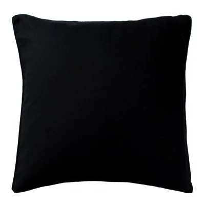 Black Linen Cushion - Black