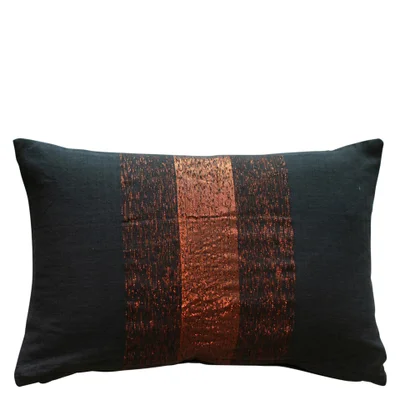 Dark Mineral Cushion - Copper