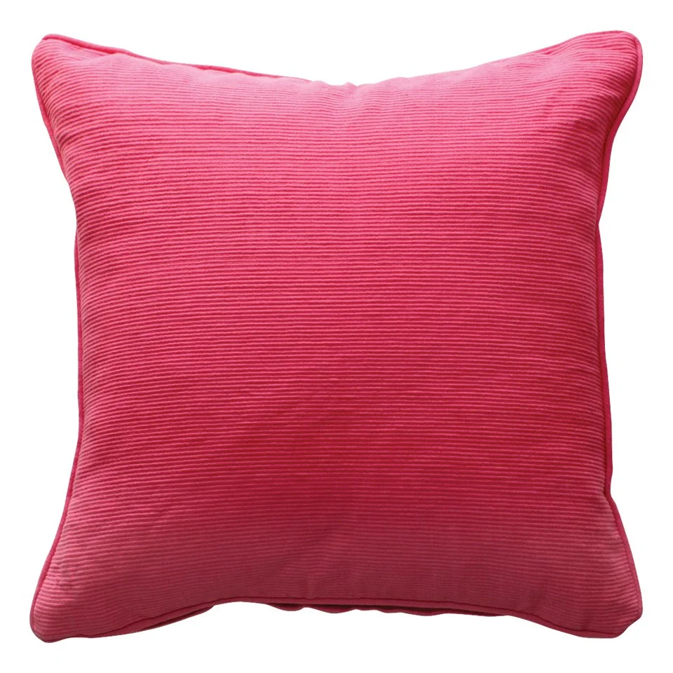 Ribbed Cushion - Hot Pink Image 1