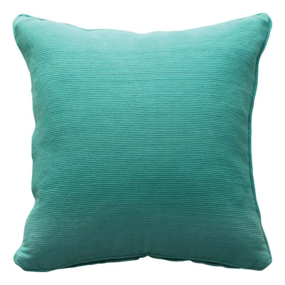 Ribbed Cushion - Turquoise