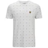 Lyle & Scott Men's Micro Print T-Shirt - White - Image 1