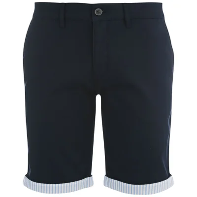 Lyle & Scott Men's Fabric Mix Chino Shorts - New Navy