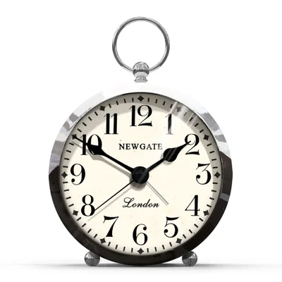 Newgate Gents Alarm Clock - Chrome