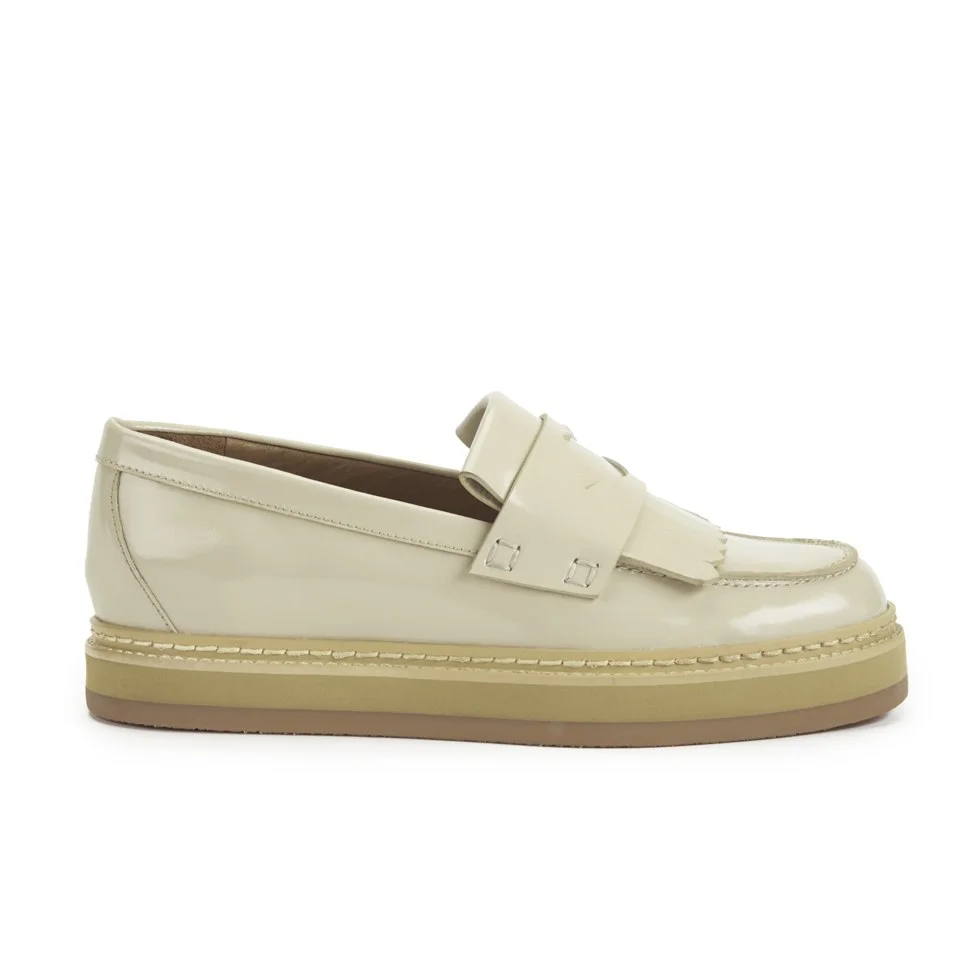 See By Chloé Women's Leather Tassle Loafers - Cream Image 1