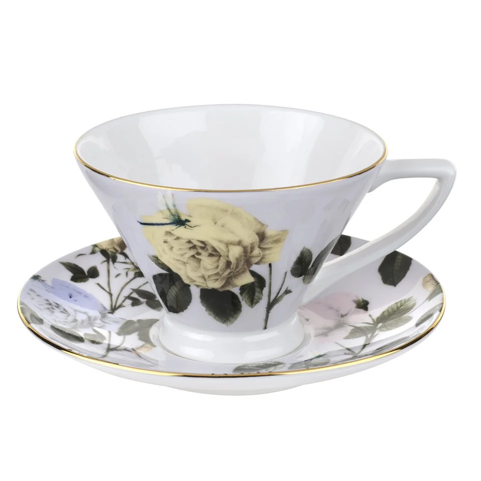 Ted Baker Teacup and Saucer - Lilac Image 1