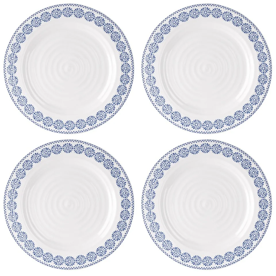 Sophie Conran for Portmeirion Dinner Plate - Florence - White (Set of 4) Image 1