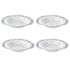 Sophie Conran for Portmeirion Rimmed Soup Plate - Betty - White (Set of 4) - Image 1