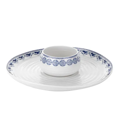 Sophie Conran for Portmeirion Dipping Dish and Platter - White