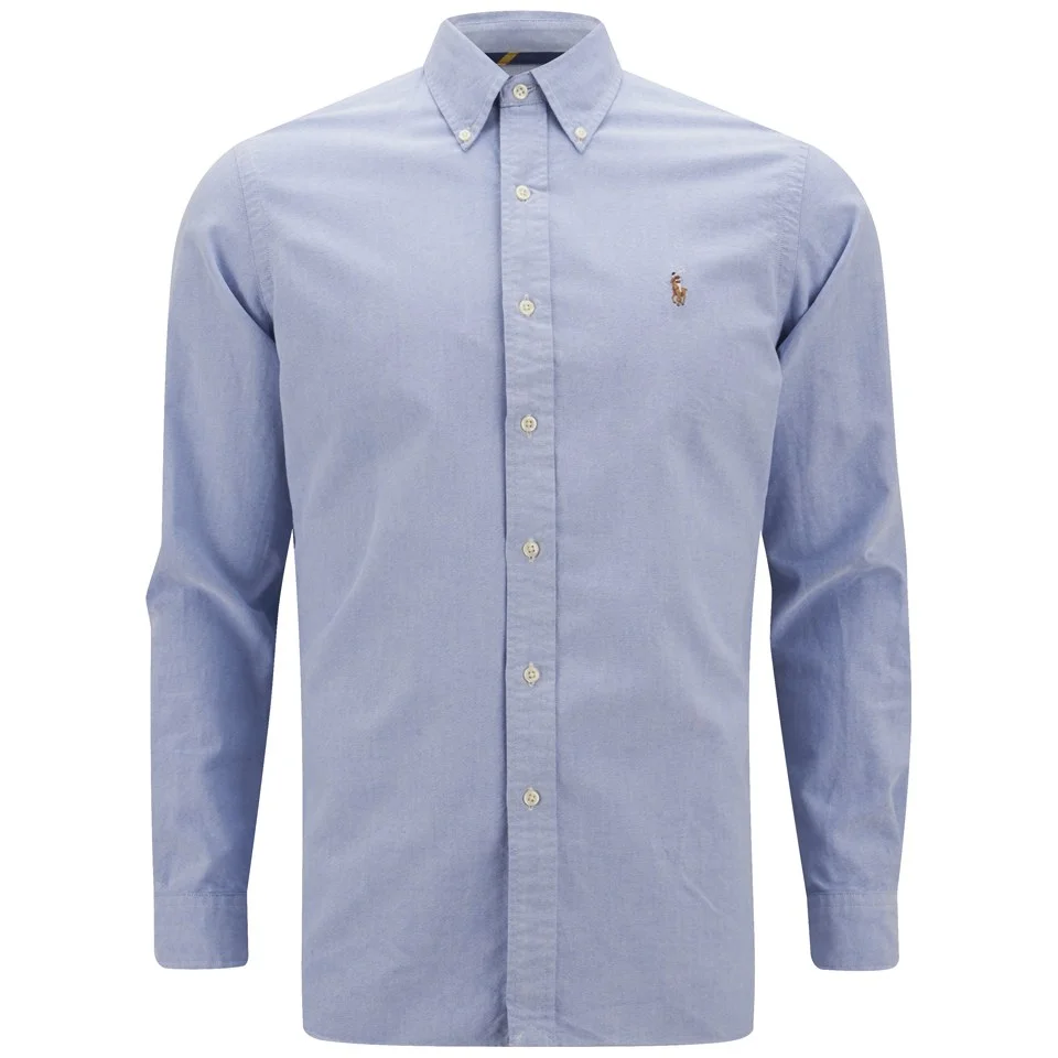 Polo Ralph Lauren Men's Oxford Shirt - Blue Image 1
