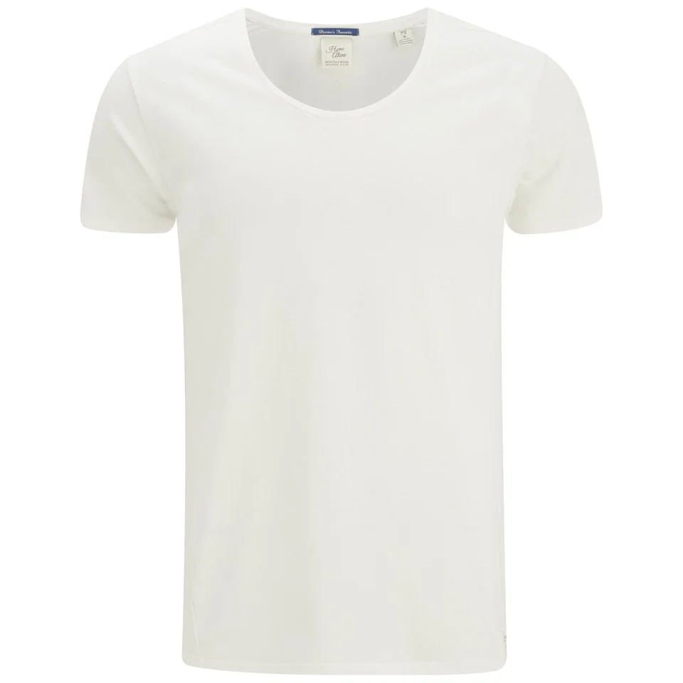 Scotch & Soda Men's Home Alone Twisted Seam T-Shirt - White Image 1