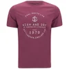 Paul Smith Jeans Men's Printed Crew Neck T-Shirt - Burgundy - Image 1