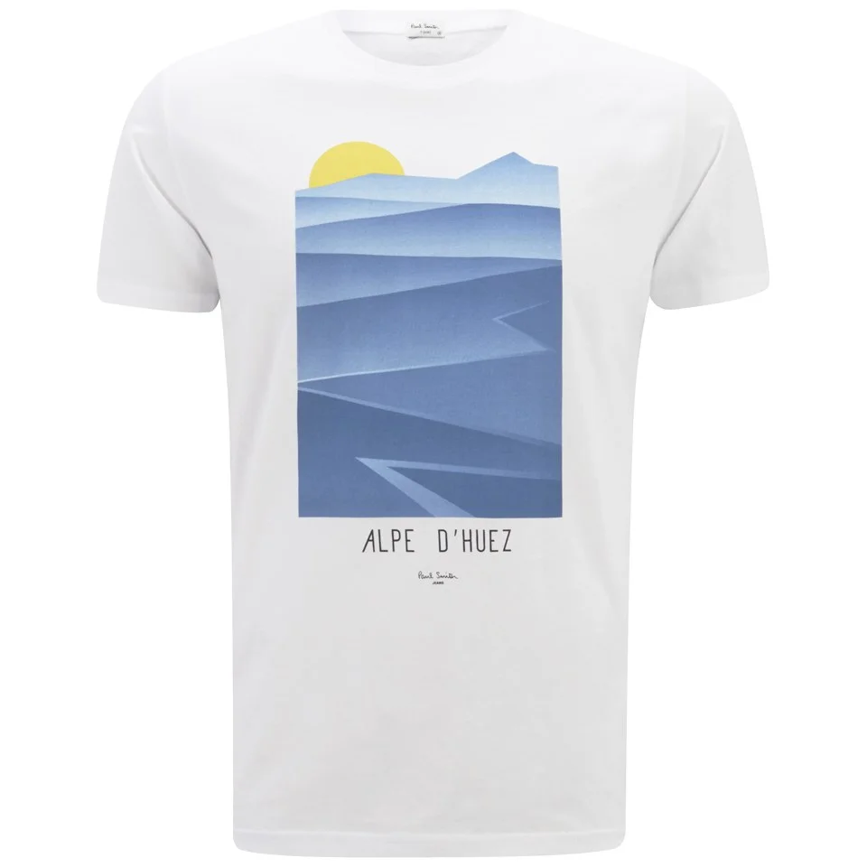 Paul Smith Jeans Men's Printed Crew Neck T-Shirt - White Image 1