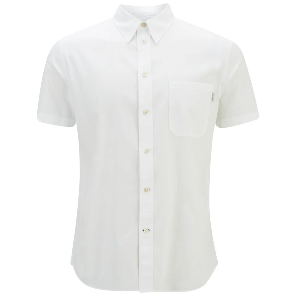 Paul Smith Jeans Men's Plain Short Sleeve Tailored Fit Shirt - White Image 1