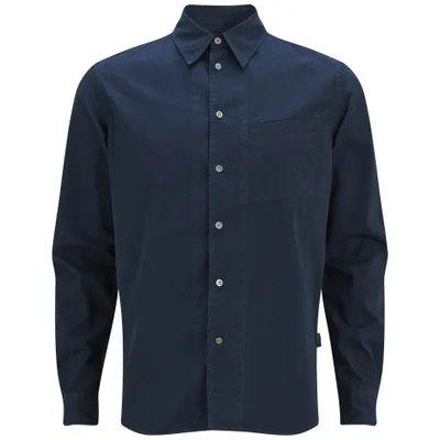 Paul Smith Jeans Men's Basic Long Sleeve Classic Fit Shirt - Navy