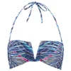 Mara Hoffman Women's V-Wire Bikini Top - Rising Palm Blue - Image 1