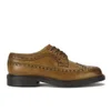 Private White VC X Cheaney Shoes Mens Bolton Leather Brogues - Almond - Image 1
