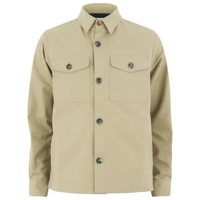 Private White VC Men's Piccadilly Cotton-Drill Shacket - Putty