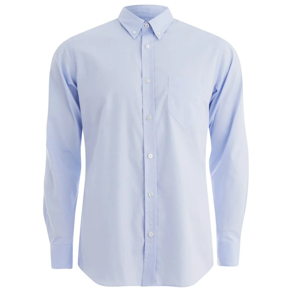 Private White VC Men's Button-Down Oxford Shirt - Blue Image 1