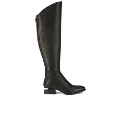 Alexander Wang Women's Sigrid Leather Knee High Boots - Black