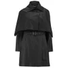 Vivienne Westwood Anglomania Women's Windsor Wet Look Tailoring Mac - Black - Image 1
