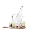 LSA Vodka Serving Set and Oak Paddle (L38.5cm) - Image 1