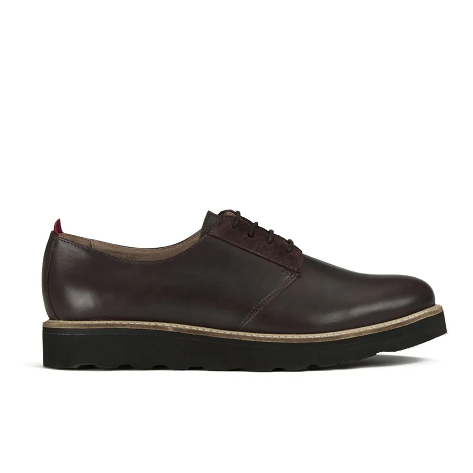 Oliver Spencer Men's Baxter Leather Derby Shoes - Brown Image 1