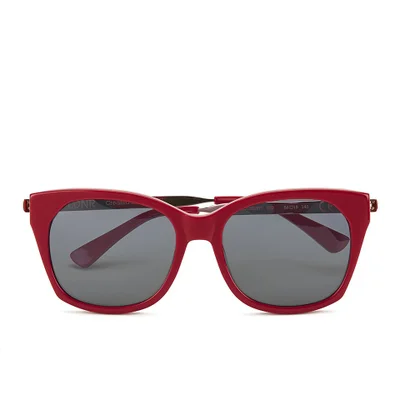 LDNR Women's Conduit Sunglasses - Shiny Red/Smoke