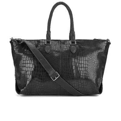 Liebeskind Women's Chelsea Croc Tote Bag - Black